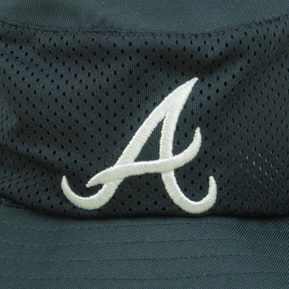 47 Atlanta Braves Bucket Hat Mens Blue Panama Pail Mesh Lining New - Picture 7 of 10